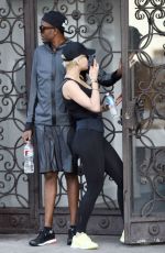 RITA ORA in Tights Out and About in Los Angeles 2701