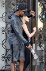 RITA ORA in Tights Out and About in Los Angeles 2701