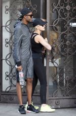 RITA ORA in Tights Out and About in Los Angeles 2701
