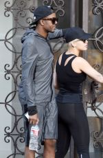 RITA ORA in Tights Out and About in Los Angeles 2701