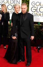 ROBIN WRIGHT at 2015 Golden Globe Awards in Beverly Hills