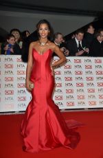 ROCHELLE HUMES at National Television Awards in London