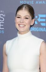 ROSAMUND PIKE at 2015 Critics Choice Movie Awards in Los Angeles