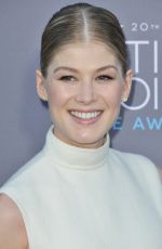 ROSAMUND PIKE at 2015 Critics Choice Movie Awards in Los Angeles