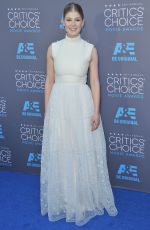 ROSAMUND PIKE at 2015 Critics Choice Movie Awards in Los Angeles