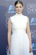 ROSAMUND PIKE at 2015 Critics Choice Movie Awards in Los Angeles