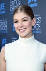 ROSAMUND PIKE at 2015 Critics Choice Movie Awards in Los Angeles