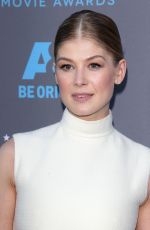 ROSAMUND PIKE at 2015 Critics Choice Movie Awards in Los Angeles