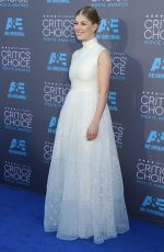 ROSAMUND PIKE at 2015 Critics Choice Movie Awards in Los Angeles
