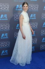 ROSAMUND PIKE at 2015 Critics Choice Movie Awards in Los Angeles