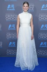 ROSAMUND PIKE at 2015 Critics Choice Movie Awards in Los Angeles