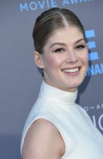 ROSAMUND PIKE at 2015 Critics Choice Movie Awards in Los Angeles