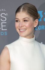 ROSAMUND PIKE at 2015 Critics Choice Movie Awards in Los Angeles