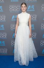 ROSAMUND PIKE at 2015 Critics Choice Movie Awards in Los Angeles