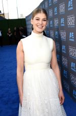 ROSAMUND PIKE at 2015 Critics Choice Movie Awards in Los Angeles