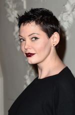 ROSE MCGOWAN at Jean Paul Gaultier Fashion Show in Paris