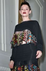 ROSE MCGOWAN at Jean Paul Gaultier Fashion Show in Paris
