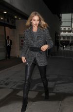 ROSIE HUNTINGTON-WHITELEY Leaves BBC Radio 1 Studios in London 3001
