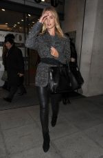 ROSIE HUNTINGTON-WHITELEY Leaves BBC Radio 1 Studios in London 3001