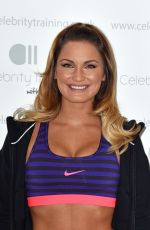 SAM FAIERS at Celebrity Training with Sam Faiers Photocall in Londo