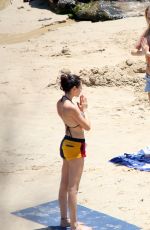 SAMARA WEAVING in Bikini at Yoga Session on the Beach in Sydney
