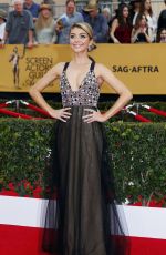 SARAH HYLAND at 2015 Screen Actor Guild Awards in Los Angeles