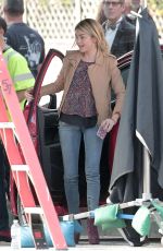 SARAH HYLAND on the Set of Modern Family in Los Angeles 0801