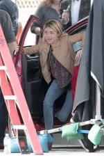 SARAH HYLAND on the Set of Modern Family in Los Angeles 0801
