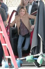 SARAH HYLAND on the Set of Modern Family in Los Angeles 0801