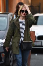 SARAH PAULSON Leaves Meche Salon in Beverly Hills