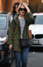 SARAH PAULSON Leaves Meche Salon in Beverly Hills