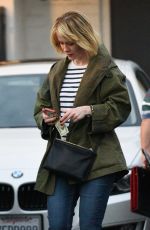 SARAH PAULSON Leaves Meche Salon in Beverly Hills