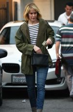 SARAH PAULSON Leaves Meche Salon in Beverly Hills