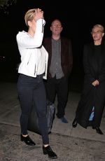 SCARLETT JOHANSSON Leaves Matsuhisa Restaurant in Beverly Hills