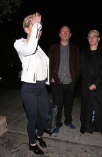 SCARLETT JOHANSSON Leaves Matsuhisa Restaurant in Beverly Hills