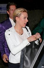 SCARLETT JOHANSSON Leaves Matsuhisa Restaurant in Beverly Hills