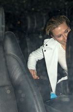 SCARLETT JOHANSSON Leaves Matsuhisa Restaurant in Beverly Hills
