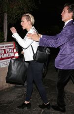 SCARLETT JOHANSSON Leaves Matsuhisa Restaurant in Beverly Hills