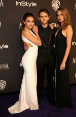 SELENA GOMEZ and TAYLOR SWIFT at Instyle and Warner Bros Golden Globes Party in Beverly Hills