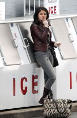 SELENA GOMEZ at a Set in Cartersville