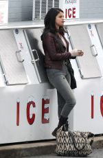 SELENA GOMEZ at a Set in Cartersville