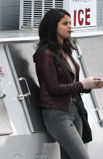 SELENA GOMEZ at The Revised Fundamentals of Caregiving Set in Atlanta 2801