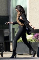 SELENA GOMEZ in Tights Out in Atlanta