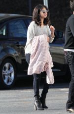 SELENA GOMEZ on the Set of The Revised Fundamentals of Caregiving in Atlanta 2101