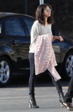 SELENA GOMEZ on the Set of The Revised Fundamentals of Caregiving in Atlanta 2101