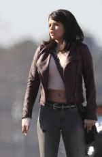 SELENA GOMEZ on the Set of The Revised Fundamentals of Caregiving in Atlanta