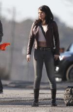 SELENA GOMEZ on the Set of The Revised Fundamentals of Caregiving in Atlanta