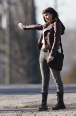 SELENA GOMEZ on the Set of The Revised Fundamentals of Caregiving in Atlanta