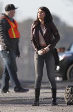SELENA GOMEZ on the Set of The Revised Fundamentals of Caregiving in Atlanta