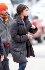 SELENA GOMEZ on the Set of The Revised Fundamentals of Caregiving in Cartersville